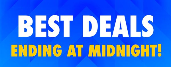 Best Deals Ending At Midnight