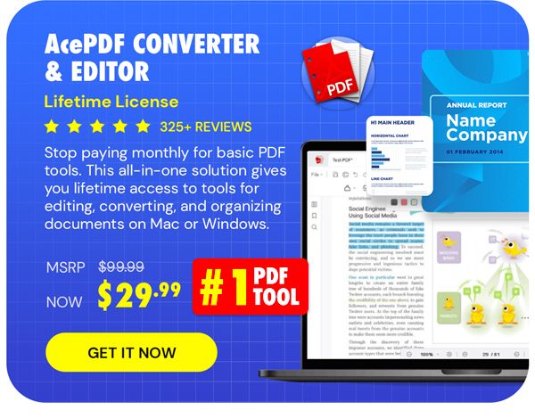 AcePDF Converter & Editor: Lifetime License
