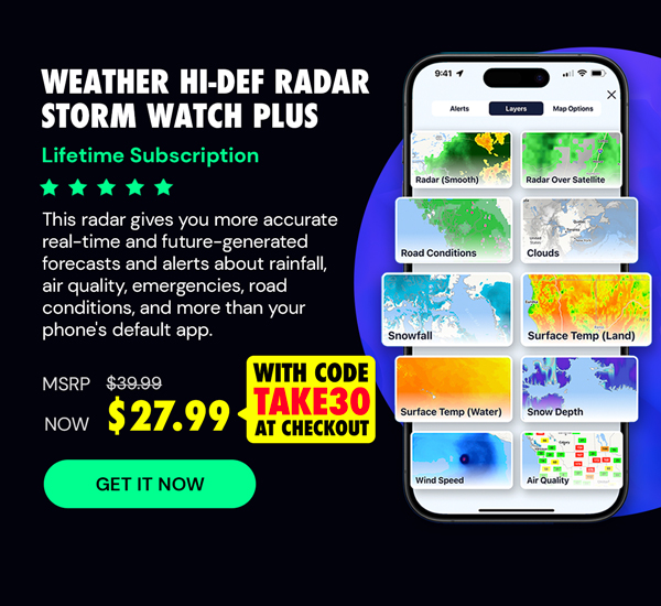 Weather Hi-Def Radar Storm Watch Plus: Lifetime Subscription