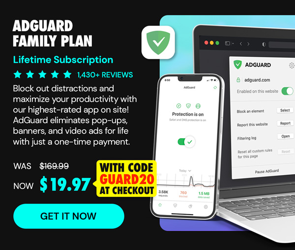 AdGuard Family Plan: Lifetime Subscription