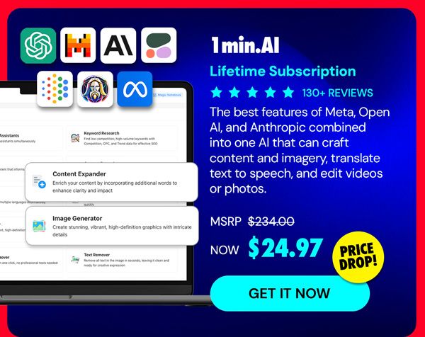 1minAI: Lifetime Subscription