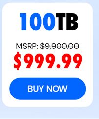 Internxt Cloud Storage Lifetime Subscription: 100TB Plan