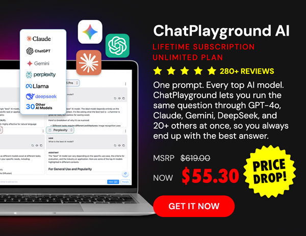 ChatPlayground AI: Lifetime Subscription (Unlimited Plan)