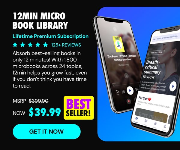 12min Micro Book Library: Lifetime Premium Subscription