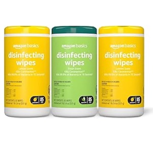 Amazon Basics Disinfecting Wipes