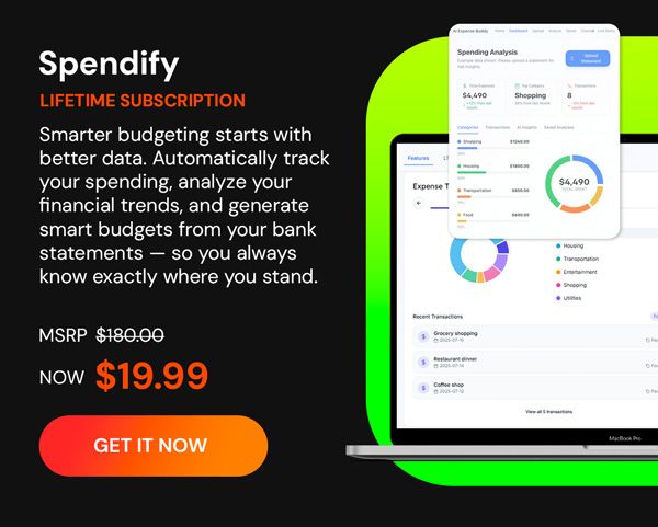 Spendify: Lifetime Subscription
