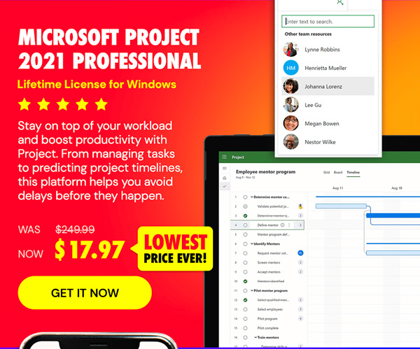 Microsoft Project Professional 2021 for Windows