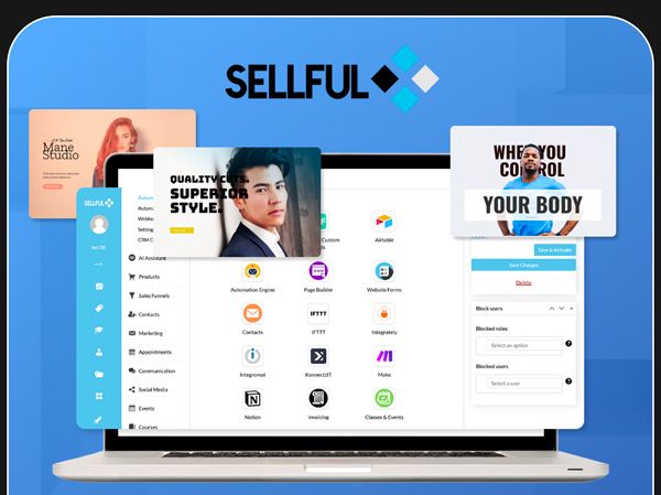 Sellful - White Label Website Builder & Software: ERP Agency Plan