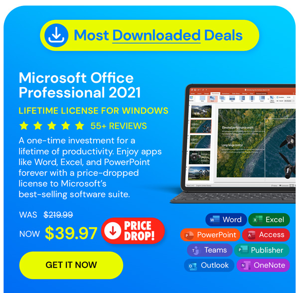 Microsoft Office Professional 2021 for Windows: Lifetime License (Non Binding)