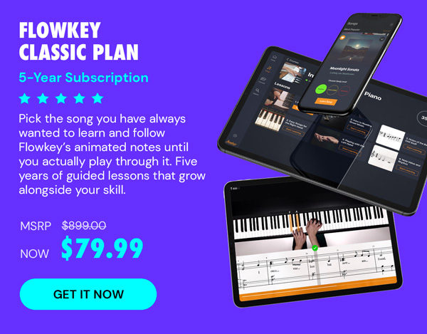 Flowkey Classic Plan: 5-Year Subscription