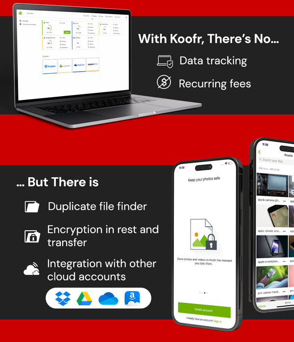 Koofr Cloud Storage: Lifetime Subscription (1TB)
