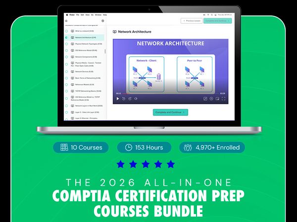 The 2024 All-in-One CompTIA Certification Prep Courses Bundle