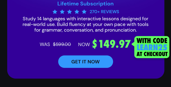 Babbel Language Learning: Lifetime Subscription (All Languages)