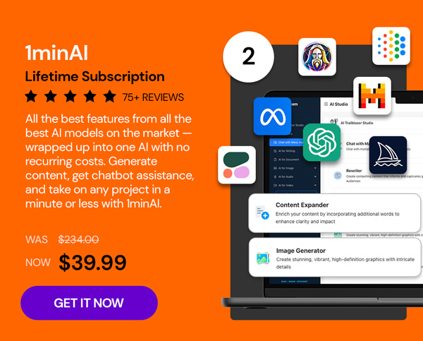 1minAI: Lifetime Subscription