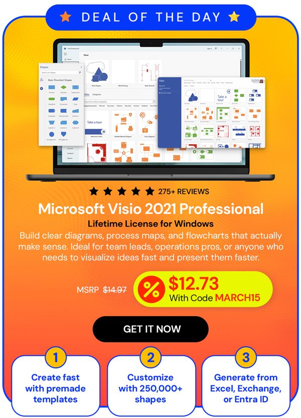 Microsoft Visio 2021 Professional: Lifetime License for Windows