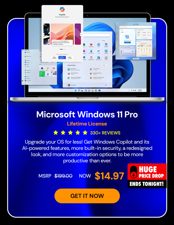 Microsoft Windows 11 Pro | Lifetime License