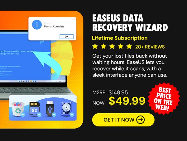 EaseUS Data Recovery Wizard: Lifetime Subscription