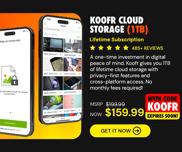 Koofr Cloud Storage: Lifetime Subscription (1TB)