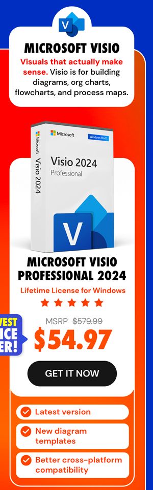 Microsoft Visio Professional 2024: Lifetime License for Windows