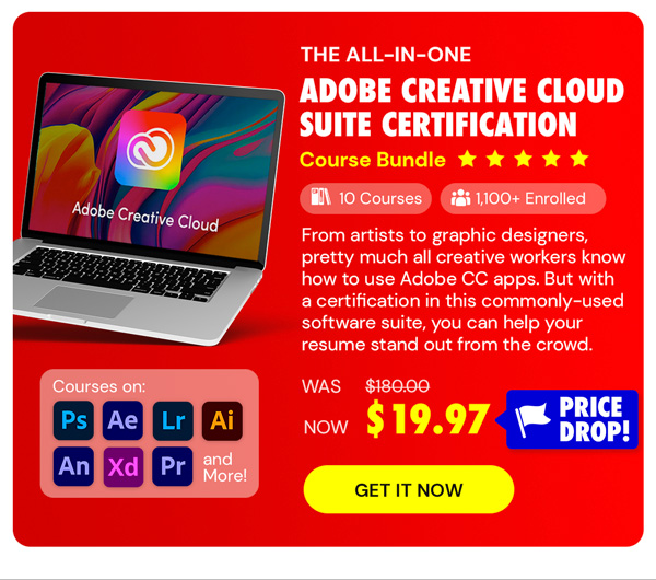 The All-in-One Adobe Creative Cloud Suite Certification Course Bundle