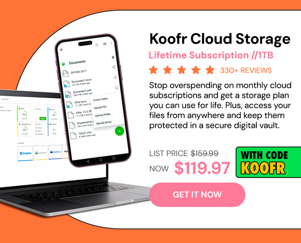 Koofr Cloud Storage: Lifetime Subscription (1TB)