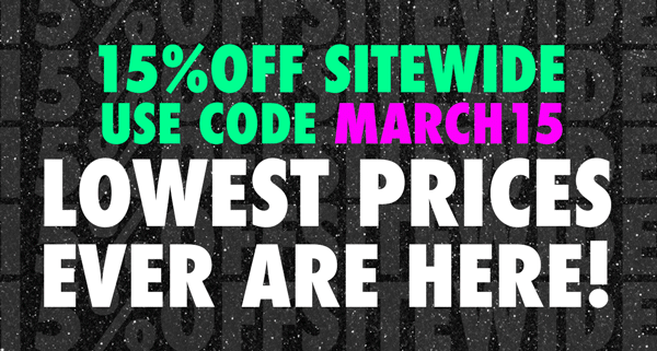 15% Off Sitewide Use Code March15 | Lowest Prices Ever Are HERE!