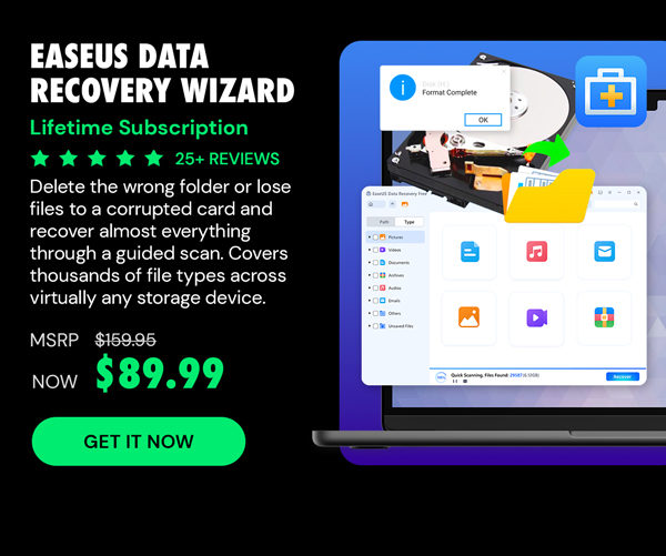 EaseUS Data Recovery Wizard: Lifetime Subscription