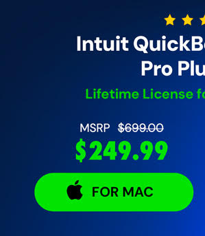 Intuit QuickBooks Desktop Pro Plus 2024 (1 User) for Mac: Lifetime Licenses