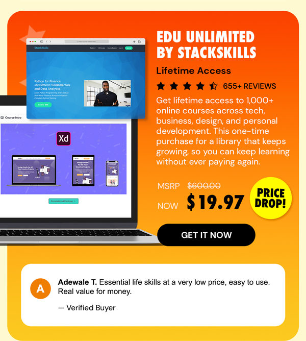 EDU Unlimited by StackSkills: Lifetime Access