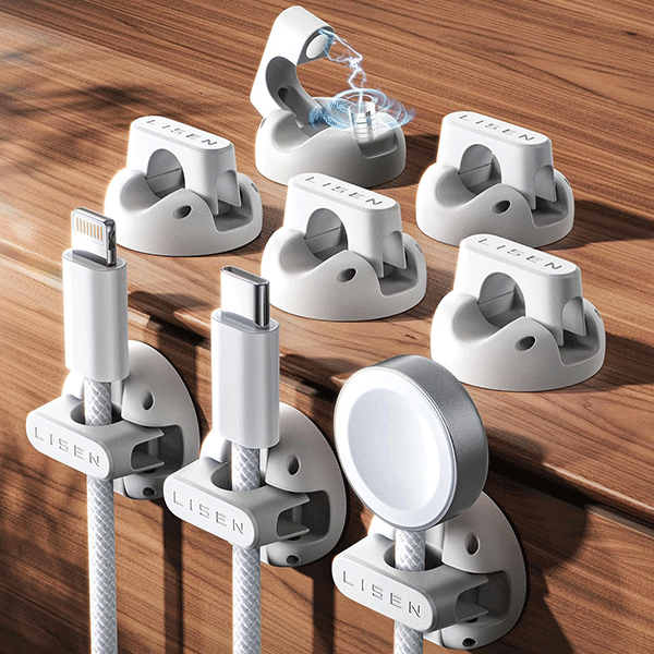 Magnetic Cable Clips (8-Pack)