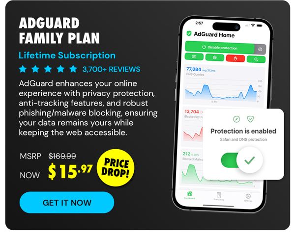 AdGuard Family Plan: Lifetime Subscription