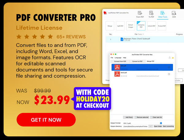 PDF Converter Pro: Lifetime License