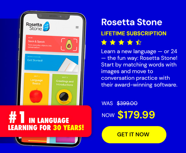 Rosetta Stone: Lifetime Subscription (All Languages)