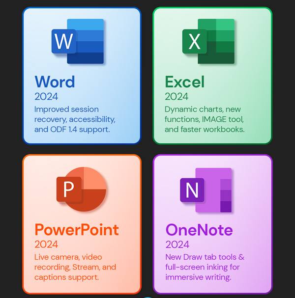 Microsoft Office 2024 Home for Mac or PC