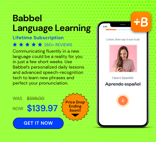 Babbel Language Learning: Lifetime Subscription (All Languages)