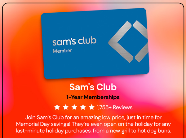 Sam's Club 1-Year Membership with Auto-Renew!