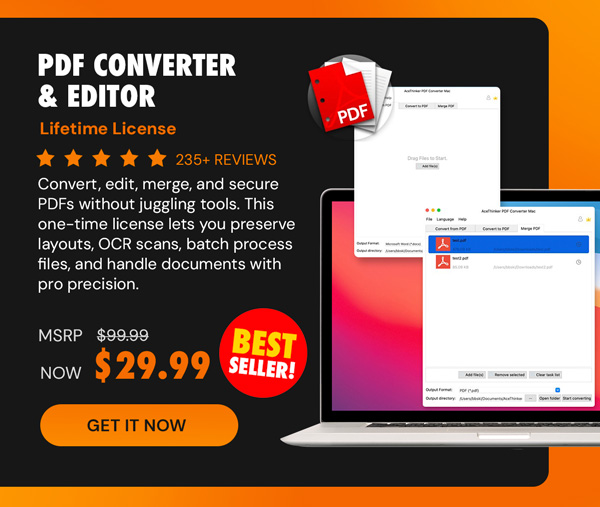 PDF Converter & Editor: Lifetime License