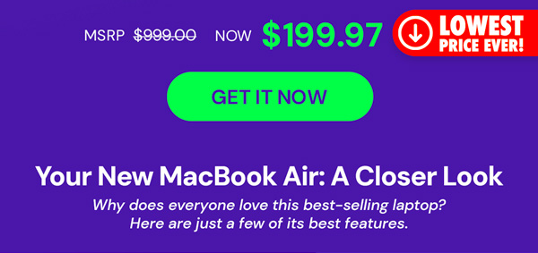 Apple MacBook Air 13.3" (2017) 1.8GHz i5 Core 8GB RAM 128GB - Silver (Refurbished)