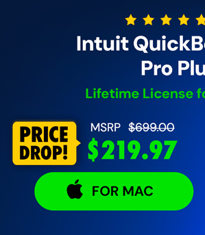 Intuit QuickBooks Desktop Pro Plus 2024 (1 User) for Mac: Lifetime Licenses