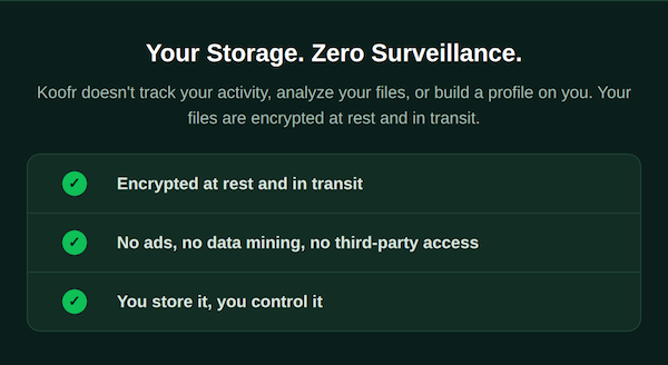 Koofr Cloud Storage: Lifetime Subscription (1TB)
