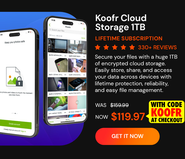 Koofr Cloud Storage: Lifetime Subscription (1TB)