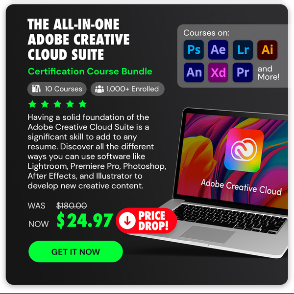 The All-in-One Adobe Creative Cloud Suite Certification Course Bundle