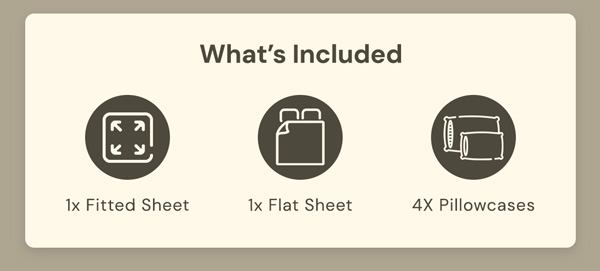 6-Piece Bamboo-Blend Comfort Luxury Sheet Set in a Variety of Colors and Fits