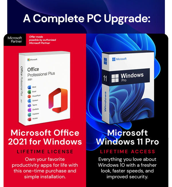 The Ultimate Microsoft Office Professional 2021 for Windows: Lifetime License + Windows 11 Pro Bundle