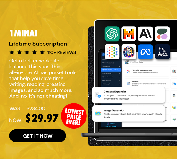 1minAI: Lifetime Subscription