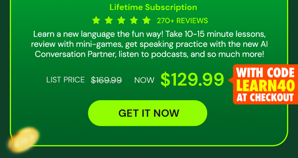 Babbel Language Learning: Lifetime Subscription (All Languages)