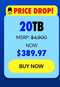 Internxt Cloud Storage Lifetime Subscription: 20TB Plan