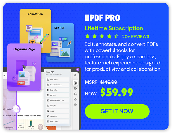 UPDF Pro: Lifetime Subscription