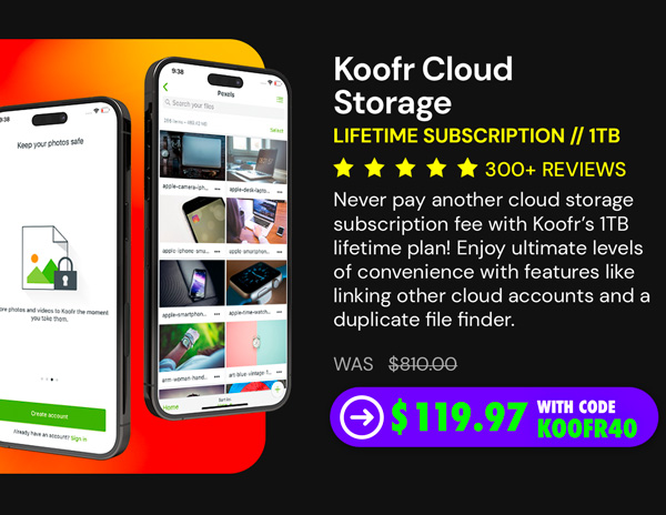 Koofr Cloud Storage: Lifetime Subscription (1TB)