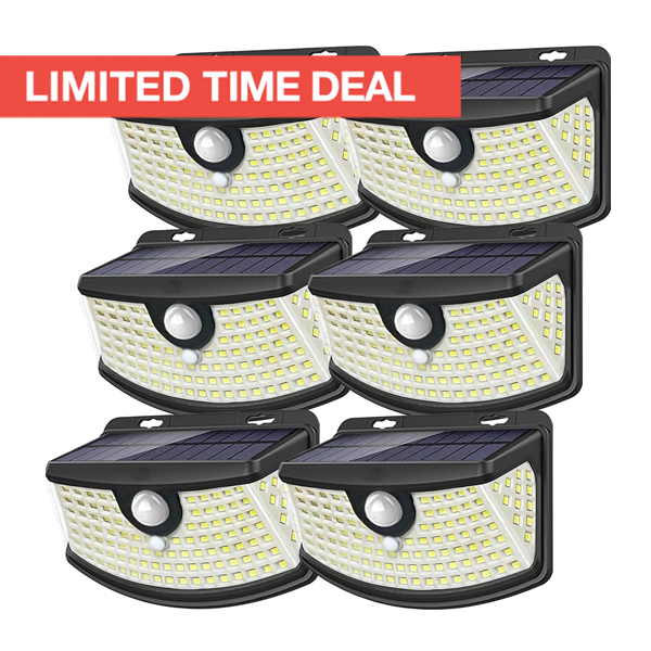Aootek Solar Motion Lights 6pk